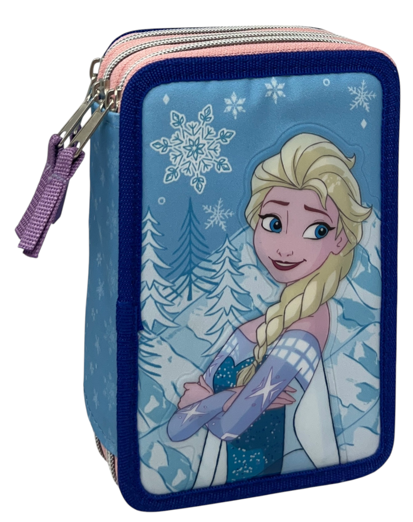 Astuccio Scuola Frozen DISNEY Multiscomparto 3 Zip Portacolori Giotto - 5556