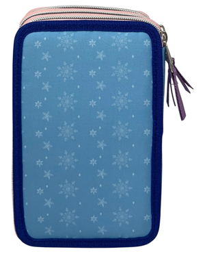 Astuccio Scuola Frozen DISNEY Multiscomparto 3 Zip Portacolori Giotto - 5556