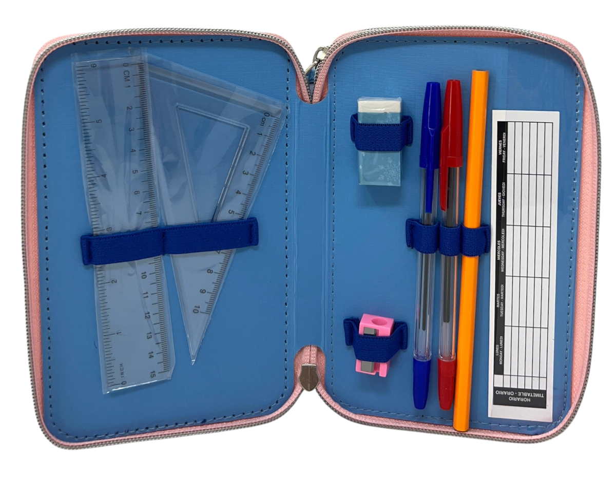 Astuccio Scuola Frozen DISNEY Multiscomparto 3 Zip Portacolori Giotto - 5556