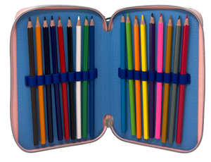 Astuccio Scuola Frozen DISNEY Multiscomparto 3 Zip Portacolori Giotto - 5556