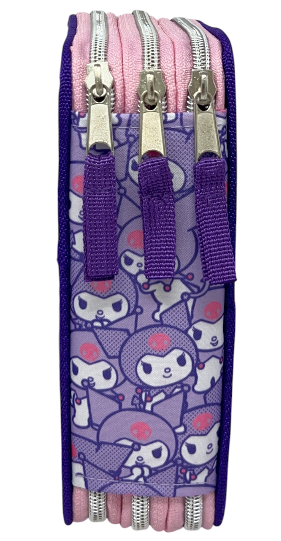 Astuccio Scuola Kuromi Sanrio Multiscomparto 3 Zip Portacolori Giotto - 5557