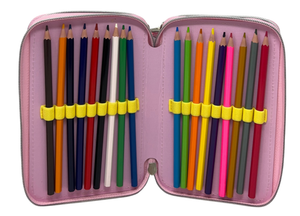 Astuccio Scuola Hello Kitty and Friends Sanrio Multiscomparto 3 Zip Portacolori Giotto - 5558