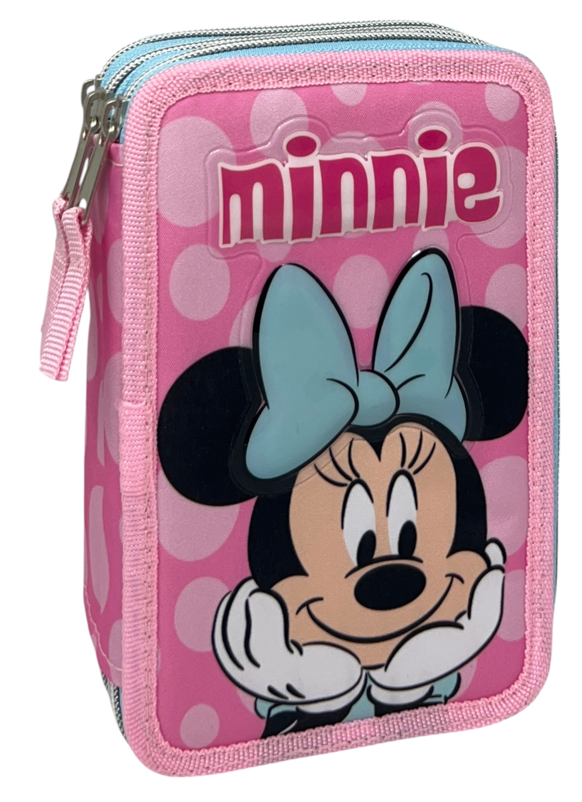 Astuccio Scuola Minnie DISNEY Multiscomparto 3 Zip Portacolori Giotto - 5559