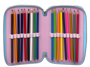 Astuccio Scuola Minnie DISNEY Multiscomparto 3 Zip Portacolori Giotto - 5559