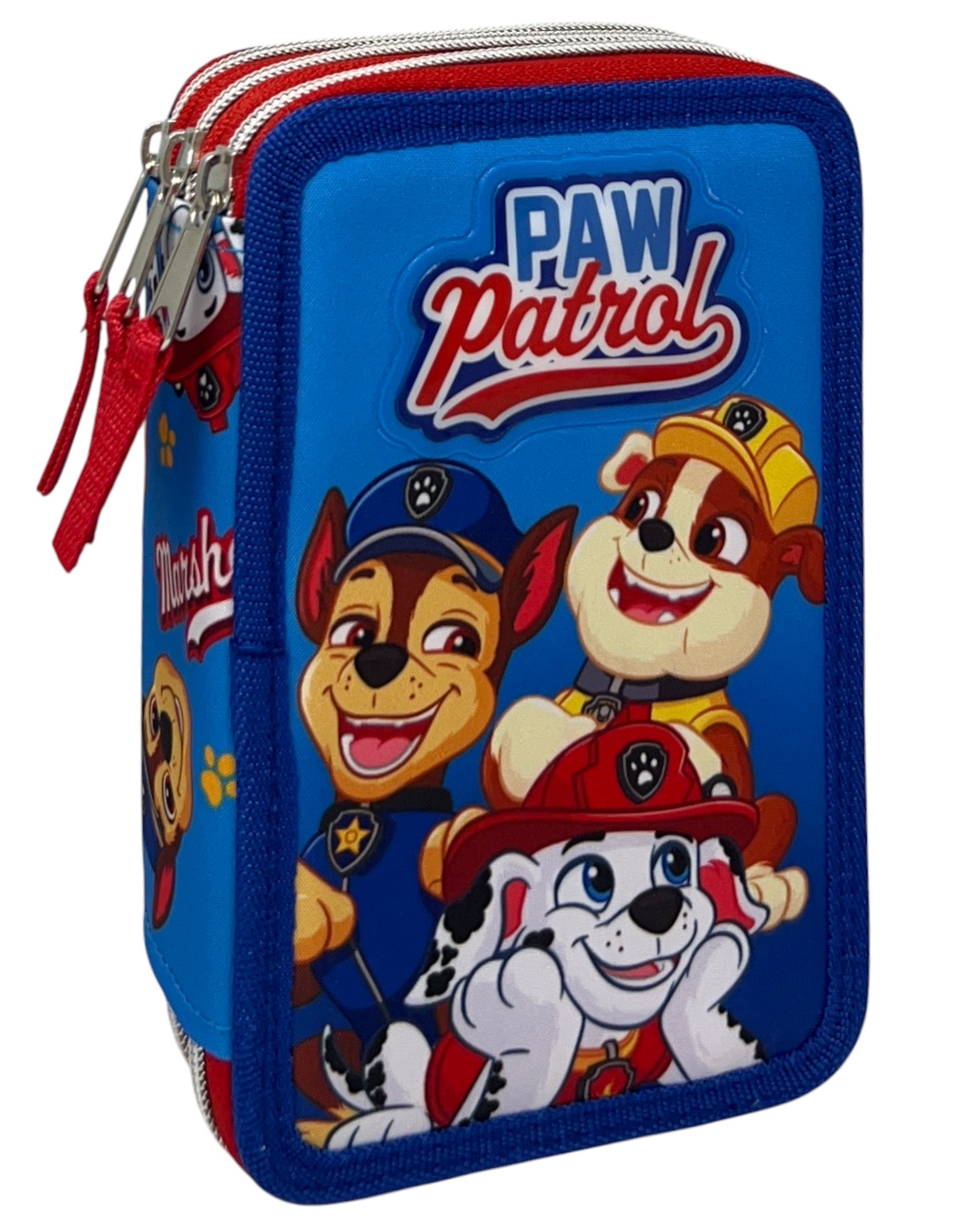 Astuccio Scuola Paw Patrol Multiscomparto 3 Zip Portacolori Giotto - 5560