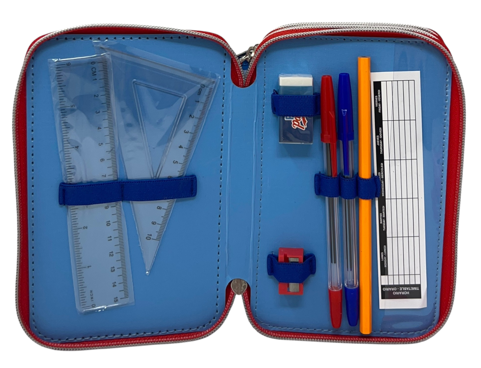Astuccio Scuola Paw Patrol Multiscomparto 3 Zip Portacolori Giotto - 5560