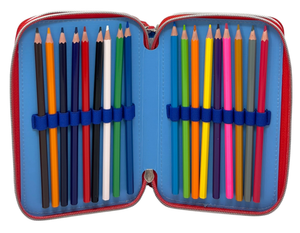 Astuccio Scuola Paw Patrol Multiscomparto 3 Zip Portacolori Giotto - 5560