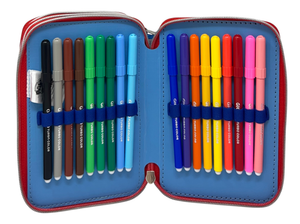 Astuccio Scuola Paw Patrol Multiscomparto 3 Zip Portacolori Giotto - 5560