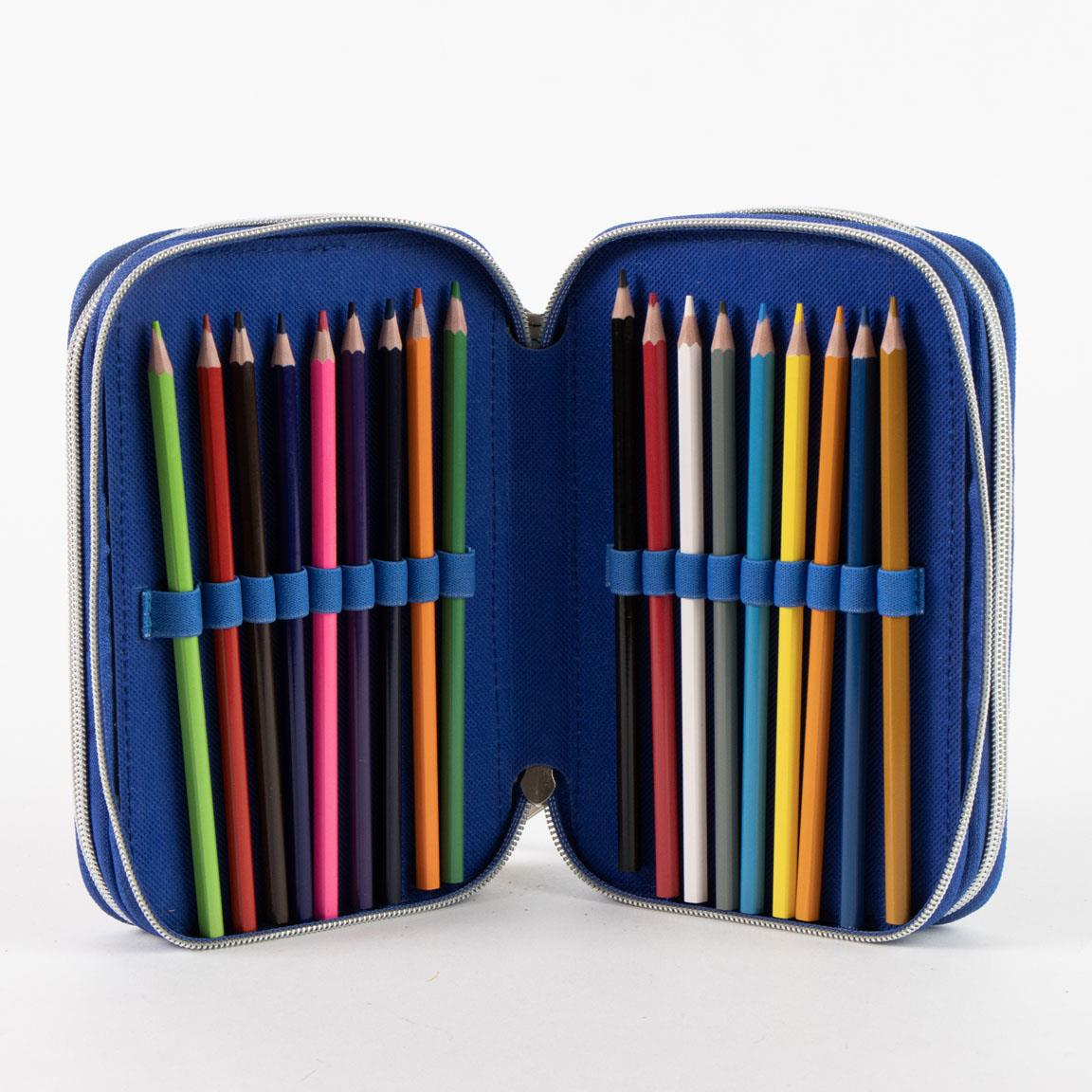 Astuccio Scuola Sonic Multiscomparto 3 Zip Portacolori Giotto - 5561