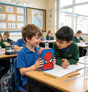 Astuccio Scuola Spiderman MARVEL Multiscomparto 3 Zip Portacolori Giotto - 5562