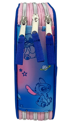 Astuccio Scuola Stitch DISNEY Multiscomparto 3 Zip Portacolori Giotto - 5563
