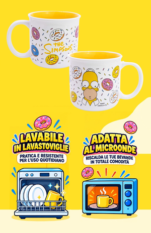 Tazza in Ceramica the Simpson Modello Mug 414 Ml in Confezione - 86205
