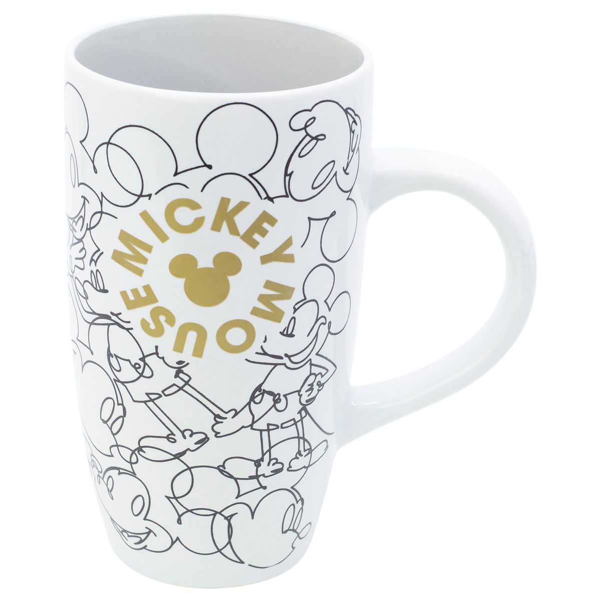 Tazza da Latte Mickey Mouse Topolino DISNEY in Ceramica Modello Mug Alta 680 Ml - 86146