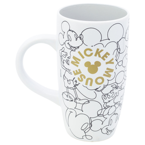 Tazza da Latte Mickey Mouse Topolino DISNEY in Ceramica Modello Mug Alta 680 Ml - 86146