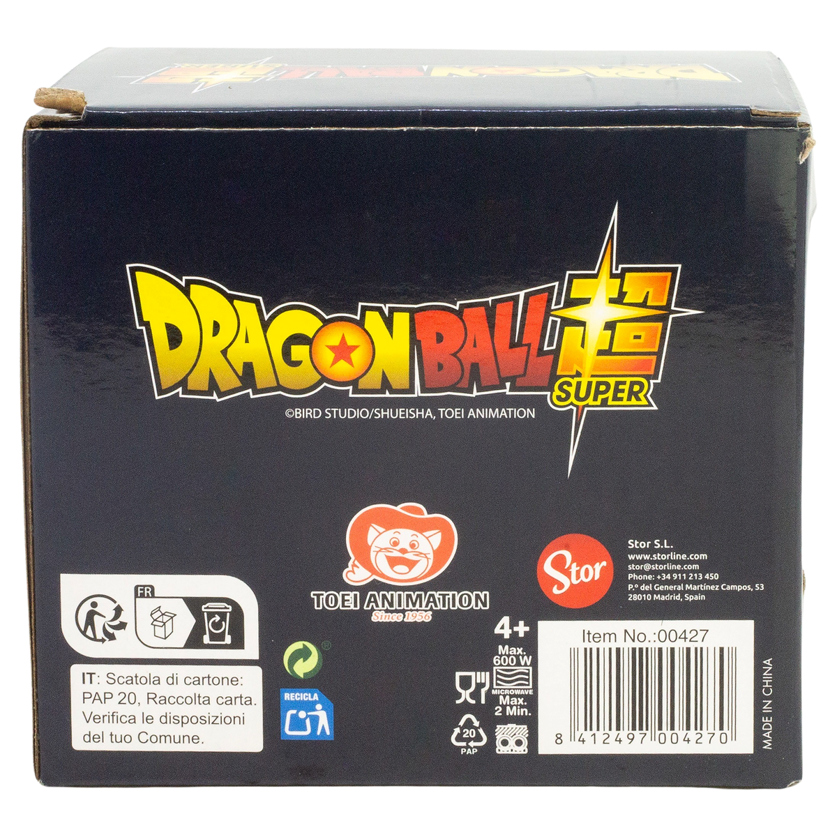 Tazza in Ceramica Dragon Ball Super Goku Vegeta Modello Mug 325 Ml in Confezione - 86207