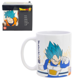 Tazza in Ceramica Dragon Ball Super Goku Vegeta Modello Mug 325 Ml in Confezione - 86207