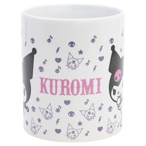 Tazza in Ceramica Kuromi Sanrio Modello Mug 325 Ml in Confezione - 86036