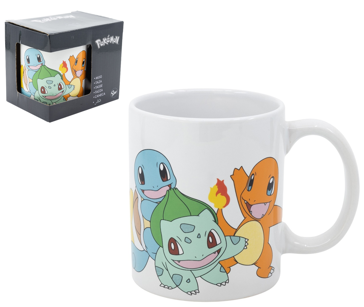 Tazza in Ceramica Pokémon Starter Pikachu Modello Mug 325 Ml in Confezione - 85995