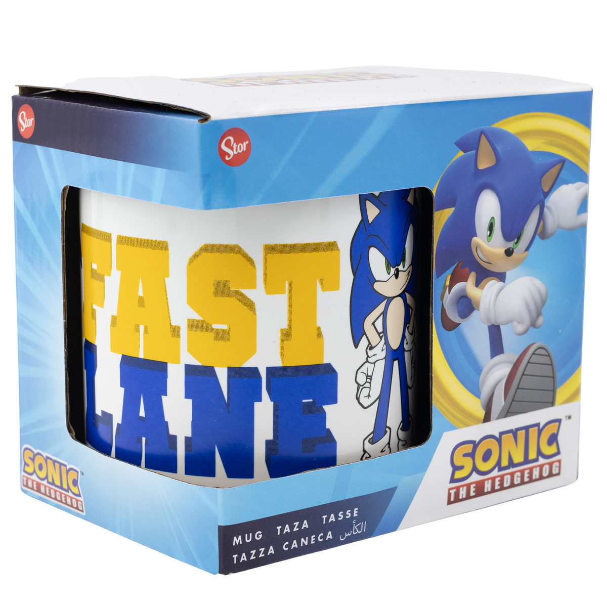 Tazza in Ceramica Sonic Modello Mug 325 Ml in Confezione - 85996