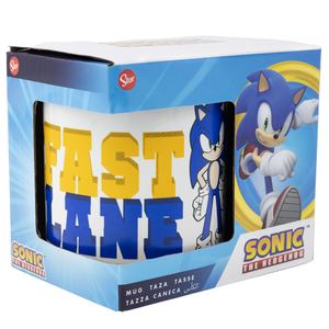 Tazza in Ceramica Sonic Modello Mug 325 Ml in Confezione - 85996
