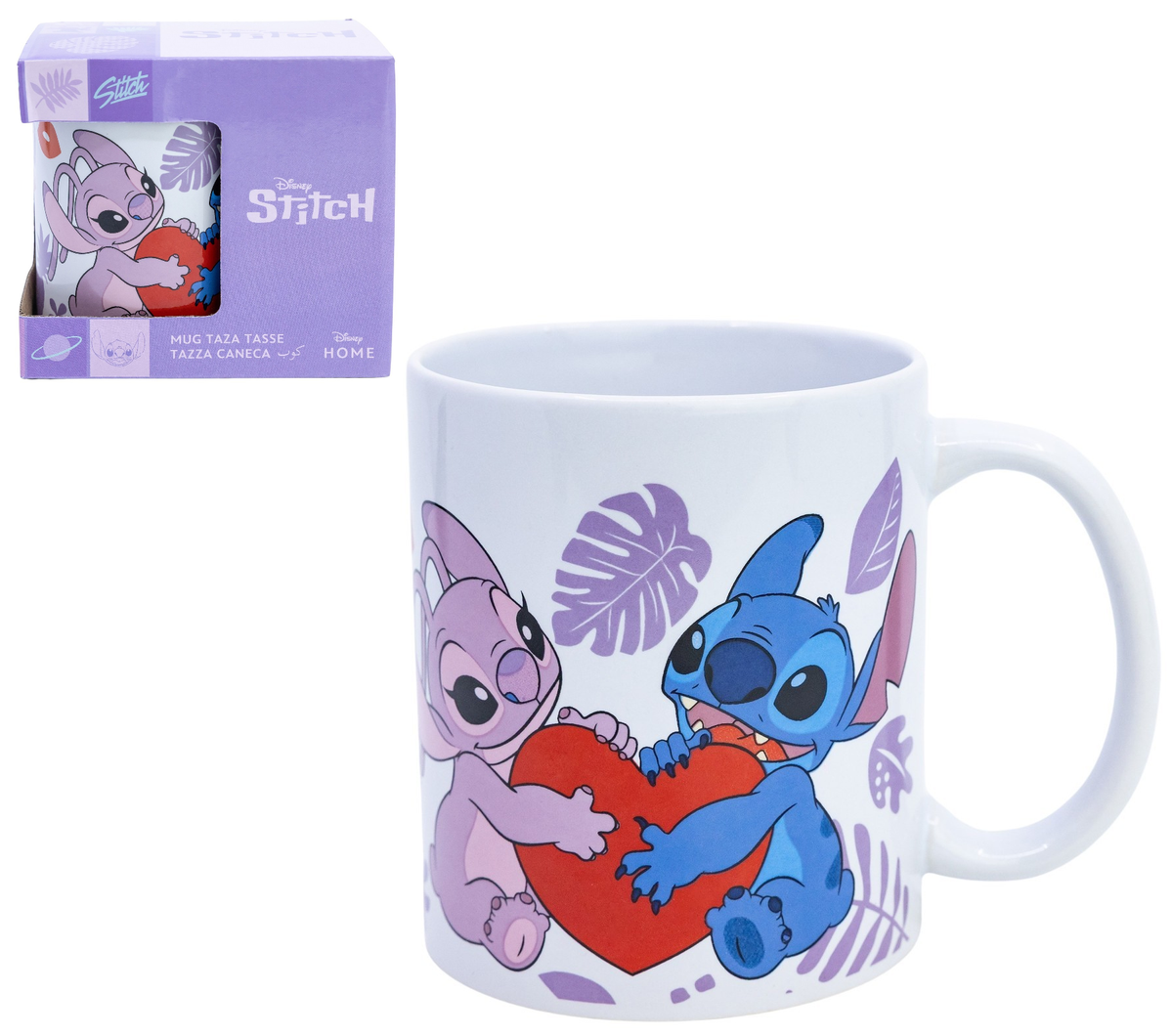 Tazza in Ceramica Stitch DISNEY Modello Mug 325 Ml in Confezione - 85997