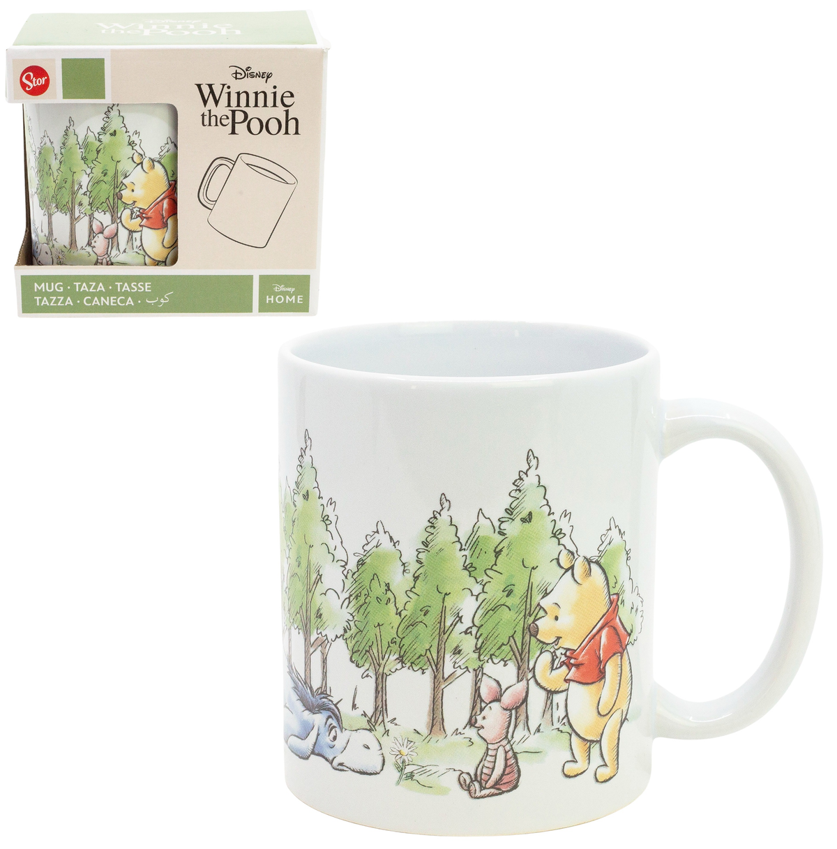 Tazza in Ceramica Winnie the Pooh DISNEY Modello Mug 325 Ml in Confezione - 86184