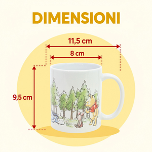 Tazza in Ceramica Winnie the Pooh DISNEY Modello Mug 325 Ml in Confezione - 86184