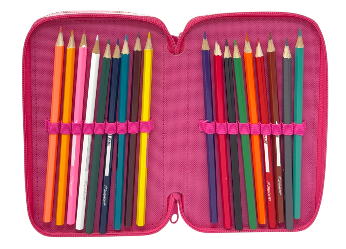 Astuccio 3 Zip Scuola My Melody Sanrio Multiscomparto Portacolori Giotto - 1004e5285