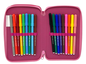 Astuccio 3 Zip Scuola My Melody Sanrio Multiscomparto Portacolori Giotto - 1004e5285