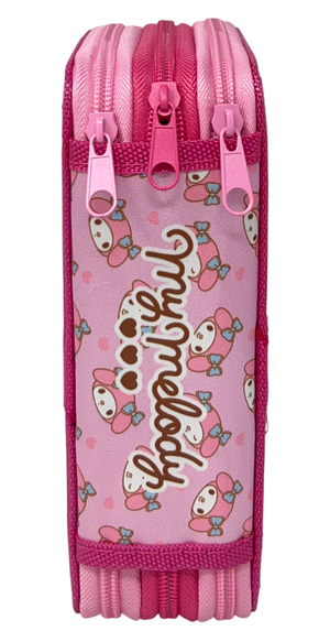 Astuccio 3 Zip Scuola My Melody Sanrio Multiscomparto Portacolori Giotto - 1004e5285