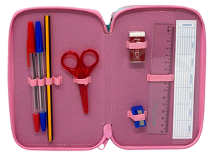 Astuccio 3 Zip Scuola Stitch DISNEY Multiscomparto Portacolori Giotto - 1004e5292