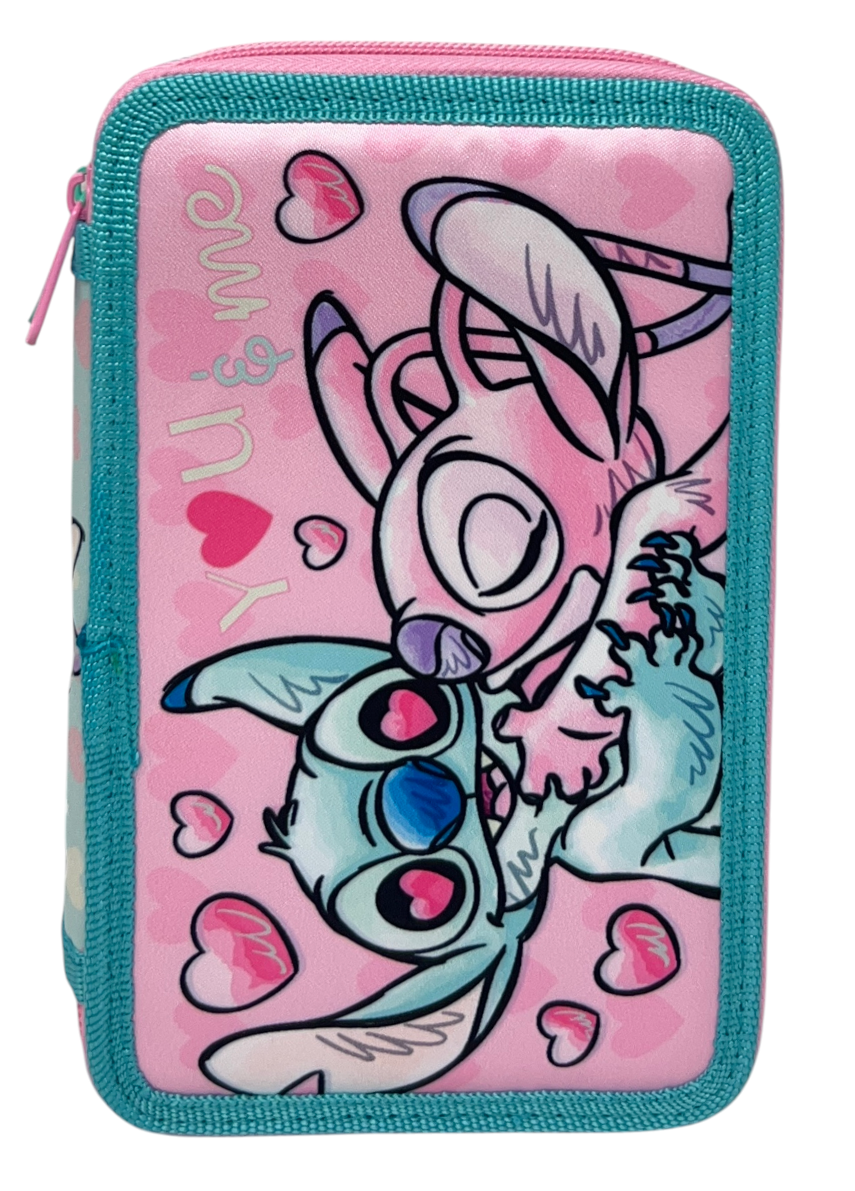 Astuccio 3 Zip Scuola Stitch DISNEY Multiscomparto Portacolori Giotto - 1004e5292