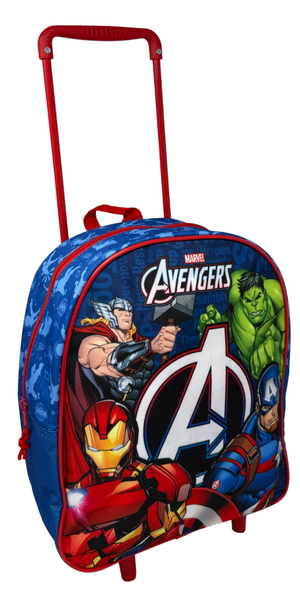 Zaino Asilo Trolley Avengers MARVEL Borsa per Scuola Materna Tempo Libero - 506381