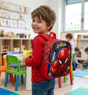 Zaino Asilo Spiderman MARVEL Borsa Scuola Infanzia Tempo Libero Passeggio - 508828