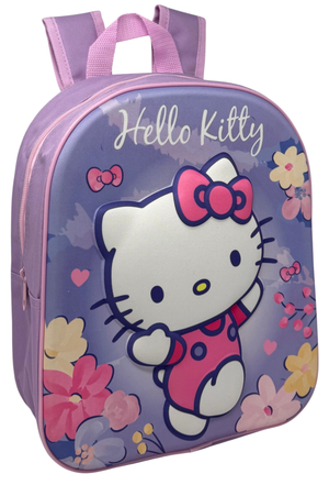 Zaino Asilo 3d Hello Kitty Sanrio Immagine a Rilievo Borsa Scuola Tempo Libero - 1000eva315280