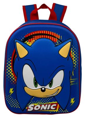 Zaino Asilo 3d Sonic Immagine a Rilievo Borsa Scuola Tempo Libero - 1000eva3142362
