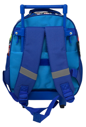 Zaino Asilo Trolley Avengers MARVEL con Tasca Frontale 30 Cm. Manico Allungabile - 673047