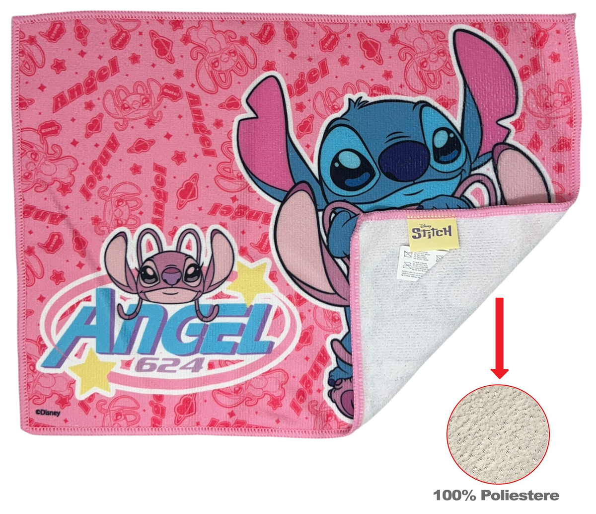 Tovaglietta Stitch DISNEY in Tessuto da Colazione Pranzo Cm.40x30- Lst1350-G