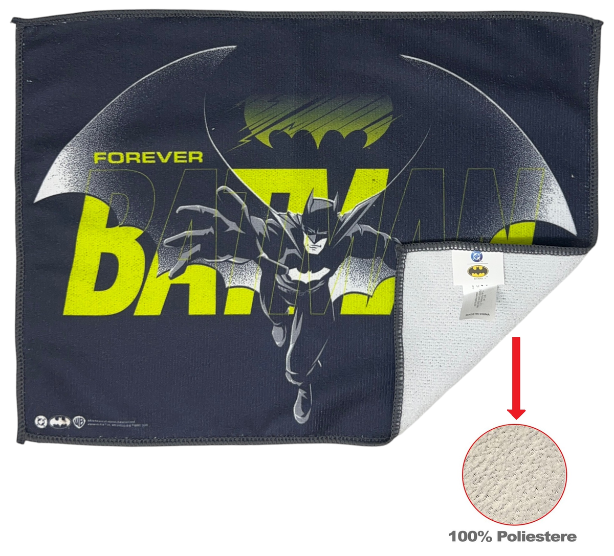 Tovaglietta Batman in Tessuto da Colazione Pranzo Cm.40x30- Ba1350