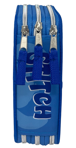 Astuccio Multiscomparto Stitch DISNEY 3 Zip per la Scuola Portacolori Giotto - Lil37-6272