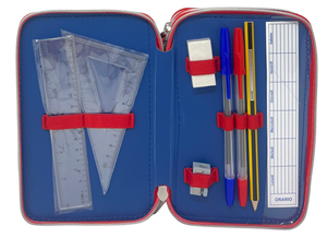 Astuccio Multiscomparto Sonic 3 Zip per la Scuola Portacolori Giotto - Son37-6470