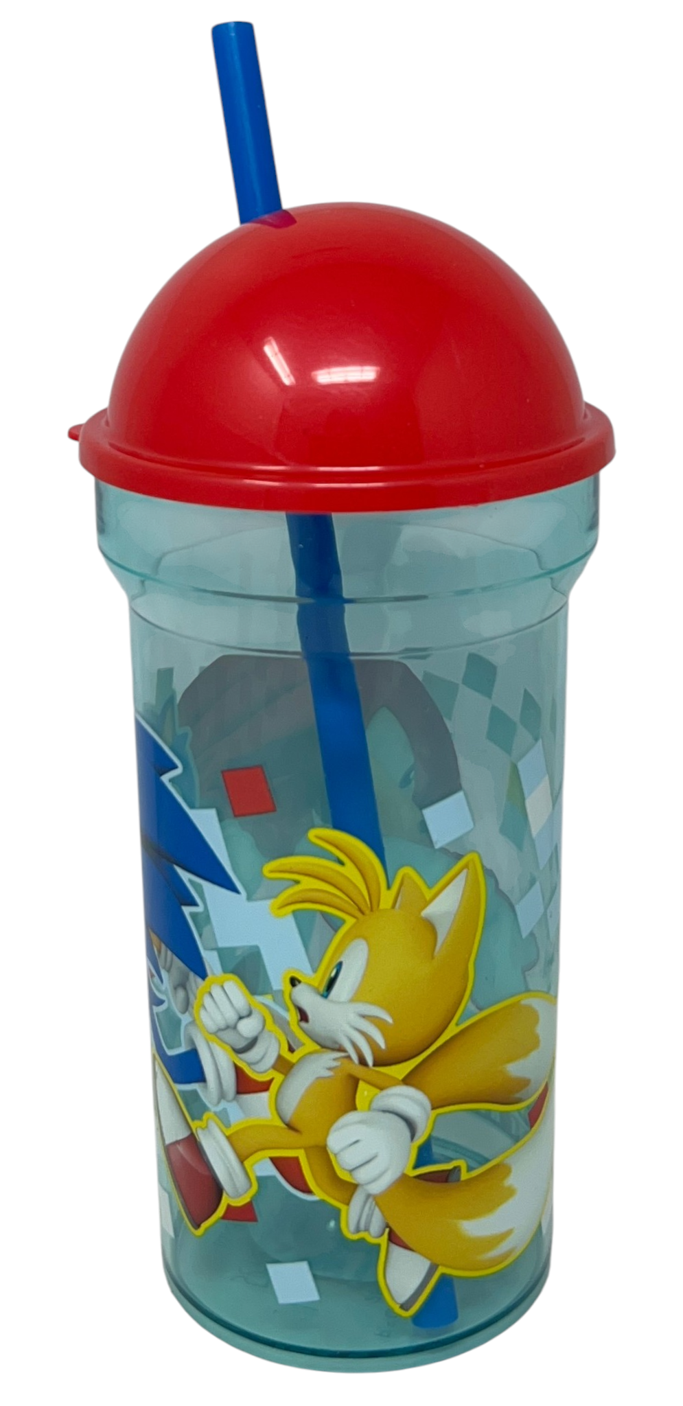 Bicchiere con Cannuccia Trasparente Sonic 460 Ml Bpa Free - St83488