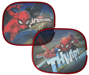 Tendine Parasole Laterali Spiderman MARVEL Coppia di Tendine per Auto 44 X 35 CM Protezione Raggi Uv - 9323