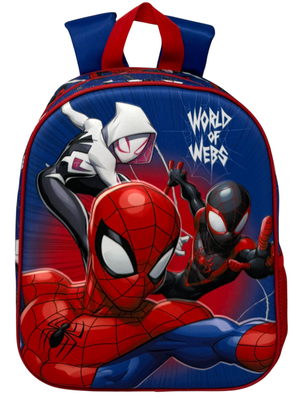 Zaino Asilo 3d Spiderman MARVEL Borsa 31 CM per Scuola Materna O Tempo Libero - 09567