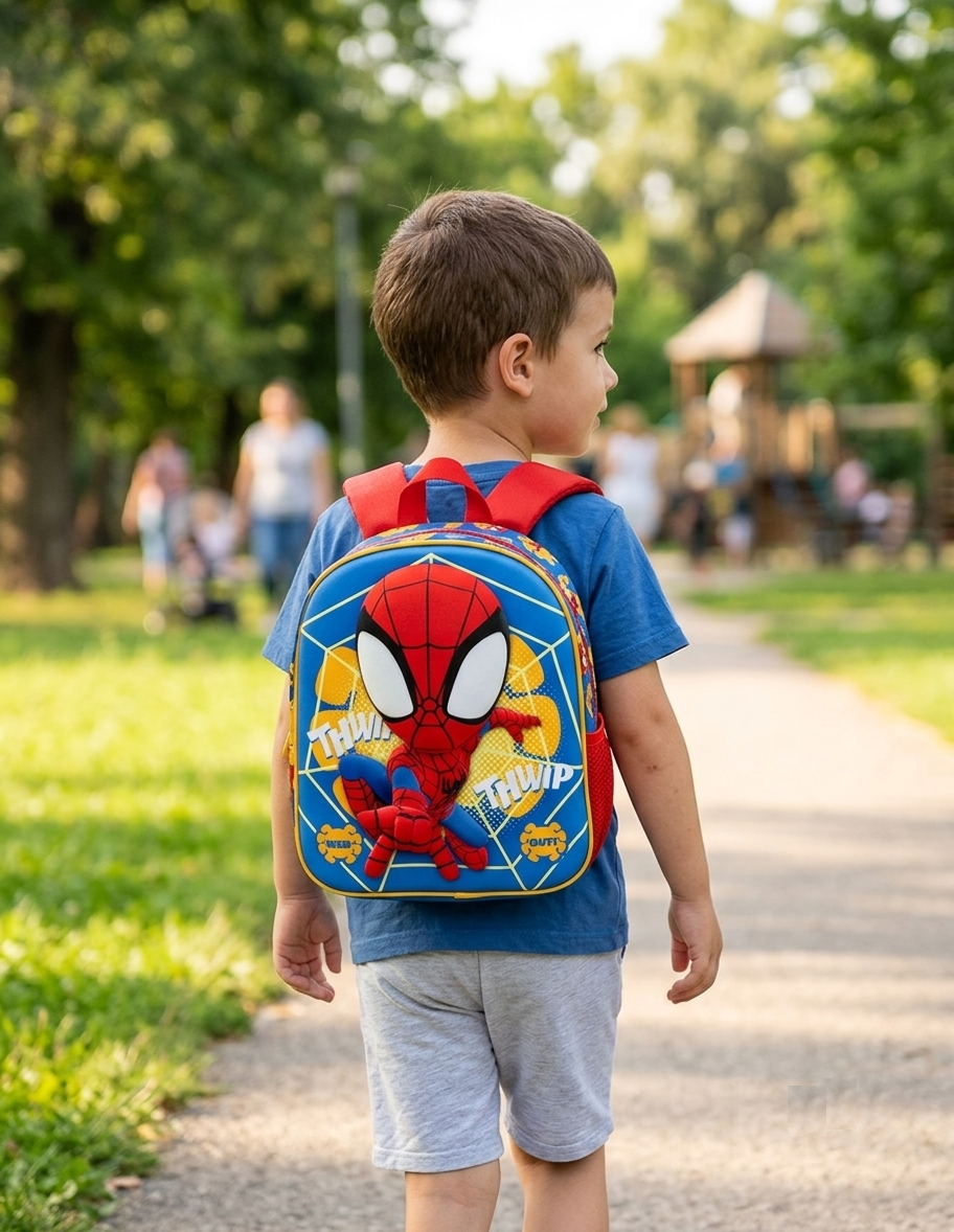 Zaino Asilo 3d Spidey MARVEL Borsa 31 CM per Scuola Materna O Tempo Libero - 09569