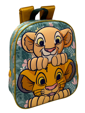 Zaino Asilo 3d Simba il Re Leone Borsa 31 CM per Scuola Materna O Tempo Libero - 09635