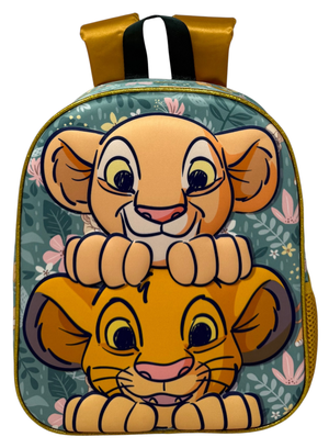 Zaino Asilo 3d Simba il Re Leone Borsa 31 CM per Scuola Materna O Tempo Libero - 09635