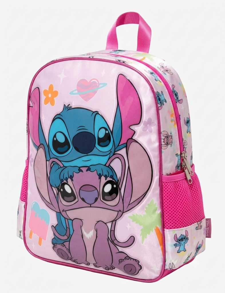 Zaino Stitch DISNEY per Scuola Materna Borsa 38 CM per Asilo O Tempo Libero - 09631