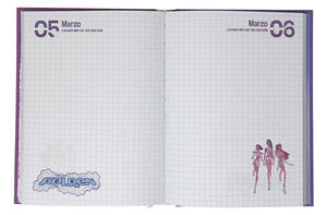Diario K-Pop Demon Hunters Huntrix Agenda 10 Mesi Scuola Elementare Media - 3803