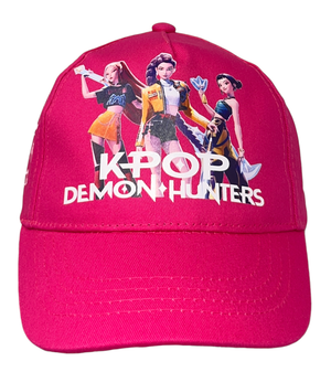 Cappello con Visiera Kpop Demon Hunters Huntrix Berretto con Chiusura Regolabile Bambina - W17061mc